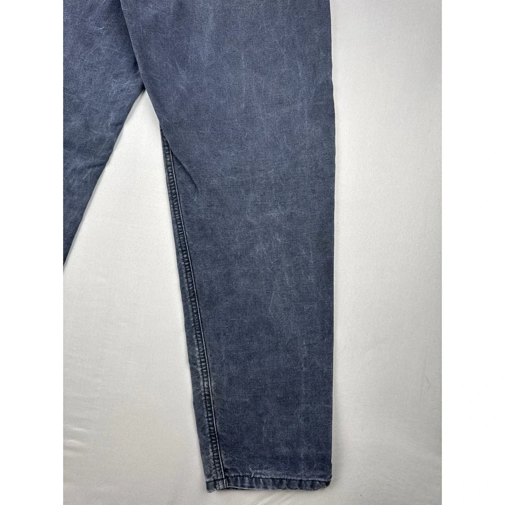 Vintage Carhartt WU183 Union Made Indigo Blue Work Pants 32x30 USA